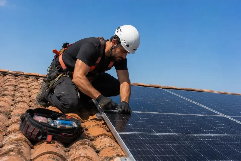 Maintenance et monitoring de panneaux solaires à Féternes