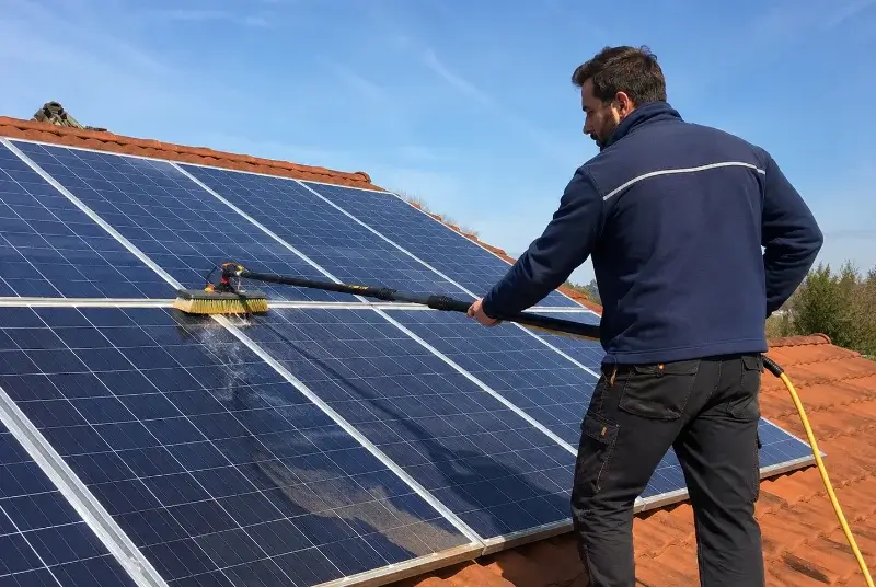 Nettoyage et entretien de panneaux solaires à Féternes